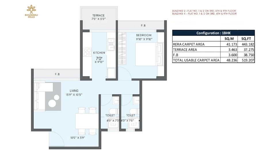 Bhumiraj-Hills-1-BHK-519-Sqft